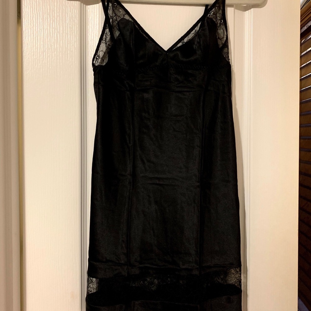 Victoria’s Secret black lace nightgown